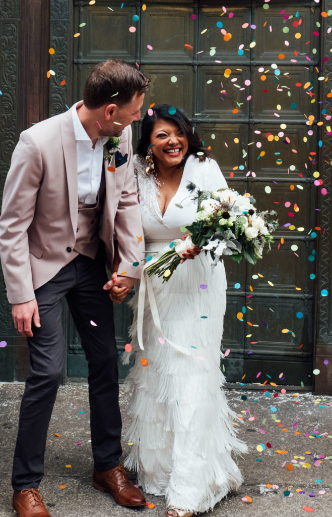 NEW YORK CITY DESTINATION WEDDING PHOTOGRAPHER CHARLIE BREAR TASSLE SKIRT